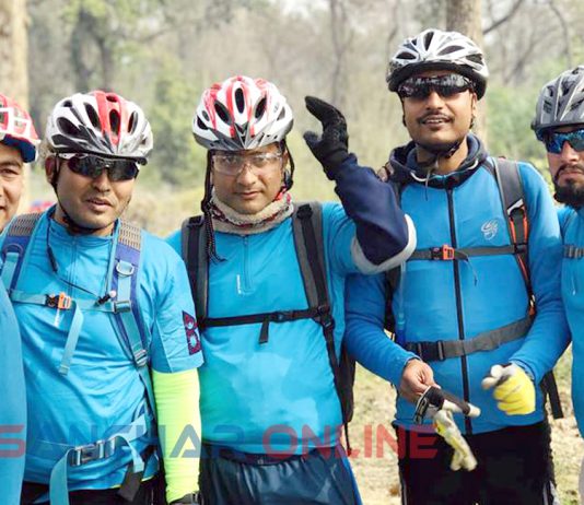बाँकेदेखि चिसापानीसम्म साइकल यात्रा, दाङका ४ जना सहभागी