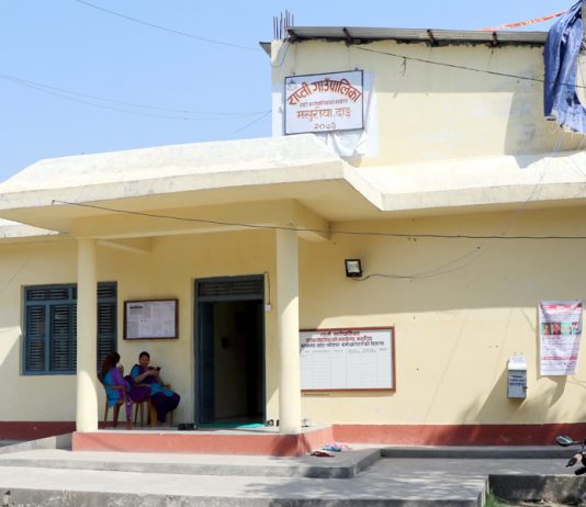 कोरोना संक्रमण देखिएपछि राप्ती गाउँपालिका कार्यालयसहित दुईवडा सिल