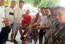 अग्नी पीडितलाई उद्योग बाणिज्य संघ सिसहनियाँको सहयोग