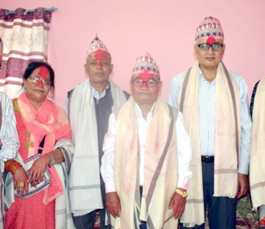 सेवानिबृत्त ८ कर्मचारीको बिदाई