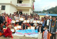 दार्मा गाउँपालिकाद्वारा ७१ कर्मचारीलाई अभिनन्दन