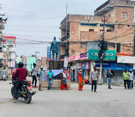 शान्तिसुरक्षामा ब्यस्त तुलसीपुर सशस्त्र प्रहरी बेसक्याम्प