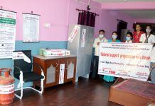 मिलापद्वारा सेफ हाउसलाई सामग्री प्रदान