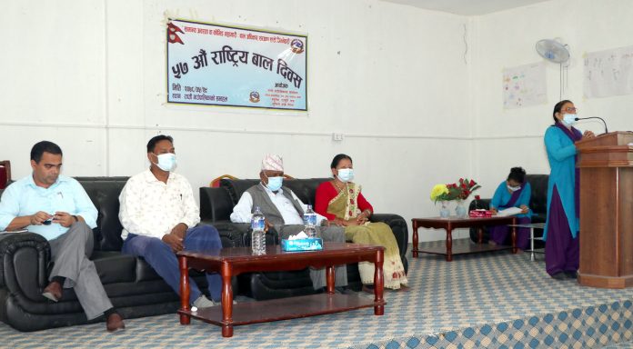 बाल दिवसका अवसरमा राप्तीमा वक्तृत्वकला प्रतियोगिता