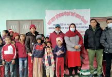 नयाँ पाइलाद्वारा बालगृहलाई खाद्यान्न सहयोग