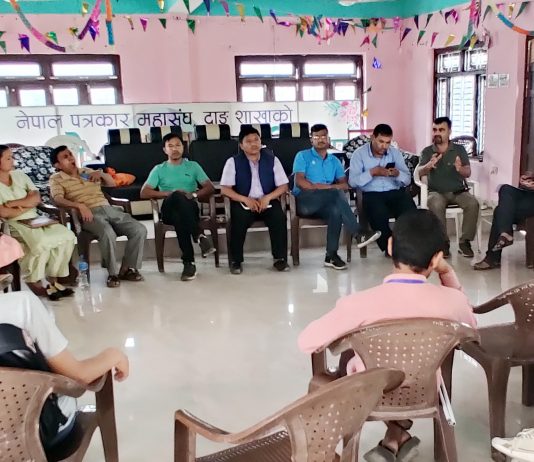 दाङका दशवटै पालिकामा प्रेस चौतारीको सञ्चार डेस्क !