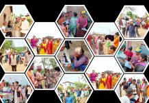 दंगीशरणमा नाच्दै गाउँदै एमालेको घरदैलो