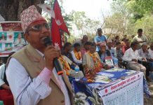 एमाले तुलसीपुर टोल भेला र सभामा केन्द्रित हुदै