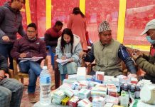 बाह्रकुने स्वास्थ्य शिविरबाट ३ सय बढीले लिए आकस्मिक स्वास्थ्य सेवा