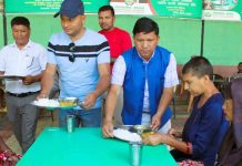 मानव सेवा आश्रममा युवा संघद्धारा खाद्यान्न वितरण