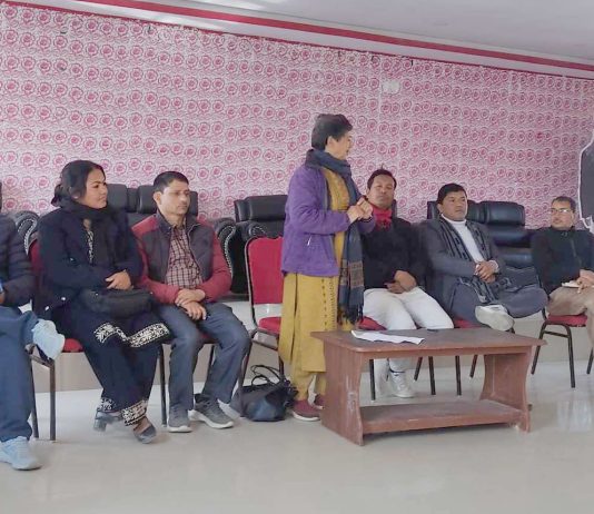 एमाले घोराहीले १९ वटै वडामा संकल्प यात्रा गर्दै