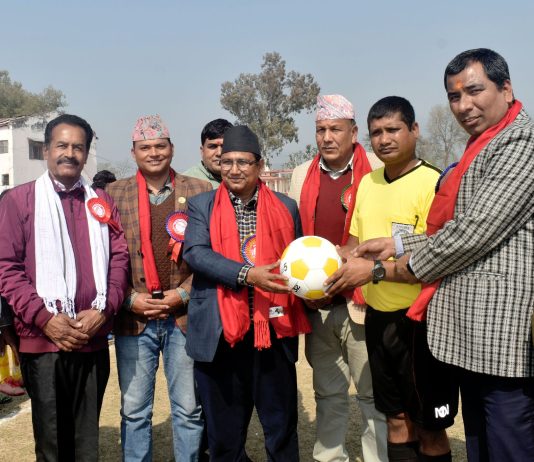 पहिचानका लागि खेलकुद : नगर प्रमुख खड्का