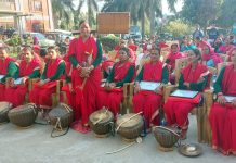 नौमती बाजा बजाउने महिलालाई तुलसीपुर उपमहानगरको सम्मान
