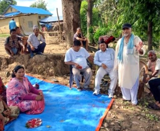 दाङमा ३६ जनाले माओवादी पार्टी परित्याग गरेर एमाले प्रवेश