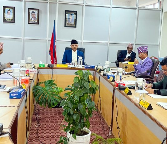 लुम्बिनी प्रदेश मन्त्रिपरिषद बैठकः कार्यविभाजन नियमावली हेरफेर गर्ने निर्णय