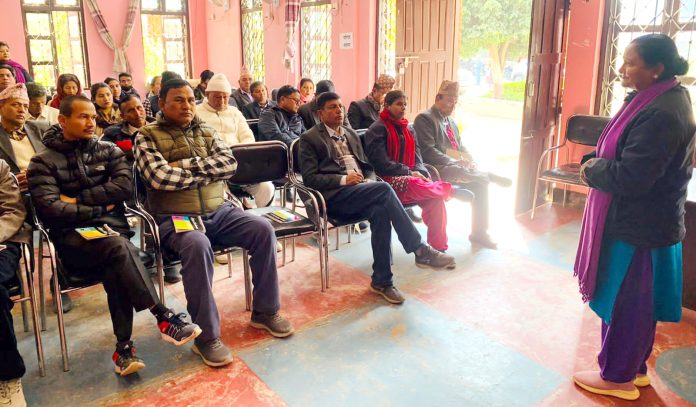 लैंगिक हिंसा निवारण गर्न शिक्षक, विद्यार्थी र अभिभावकलाई अभिमुखीकरण