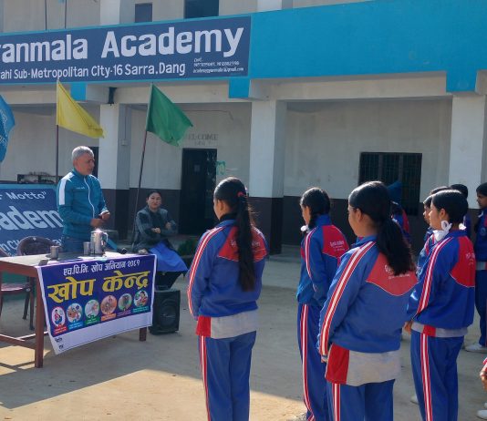 ज्ञानमालामा एचपिभी खोपको शुभारम्भ