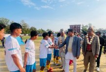 मुख्यमन्त्री आचार्यद्वारा तेस्रो कोहलपुर गोल्डकप–२०८१ को उद्घाटन