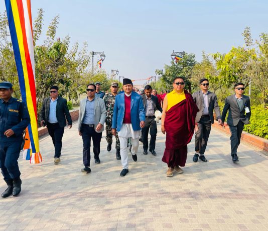 मुख्यमन्त्री आचार्यद्वारा त्रिपिटक पाठ समारोहमा शान्ति र सहअस्तित्वको सन्देश