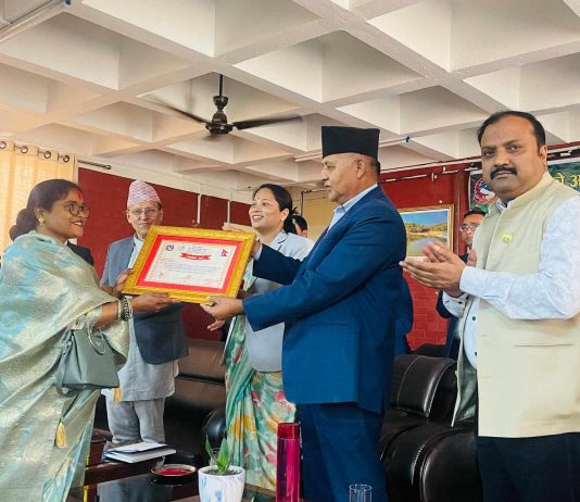 सिंचाइ दिवसमा उत्कृष्ट कार्यसम्पादन गर्नेहरू सम्मानित