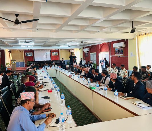 लुम्बिनी प्रदेश विपद् व्यवस्थापन परिषद्को बैठक सम्पन्न