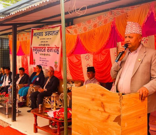 भालुबाङ अस्पतालको मुख्यमन्त्री आचार्यद्वारा उद्घाटन, विशेषज्ञ सेवा विस्तार
