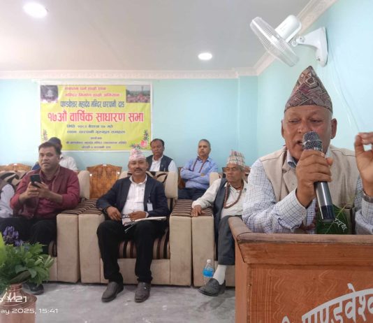 पाण्डवेश्वर महादेव मन्दिरकाे जिर्णाेद्वार गरिने