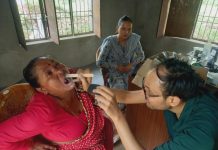 घोराही १३ मा निःशुल्क दन्त शिविर, ५४ जना ज्येष्ठ नागरिकले लिए सेवा