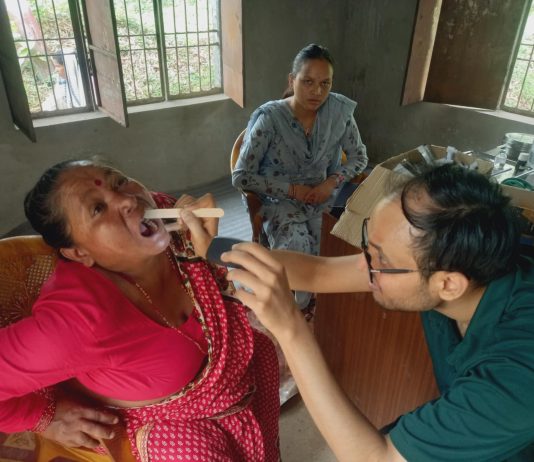 घोराही १३ मा निःशुल्क दन्त शिविर, ५४ जना ज्येष्ठ नागरिकले लिए सेवा