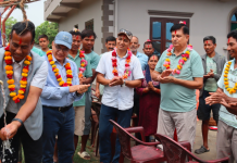 घोराही उपमहानगरपालिका वडा नं. २ बलामपुरमा घरघरमा धारा जडान