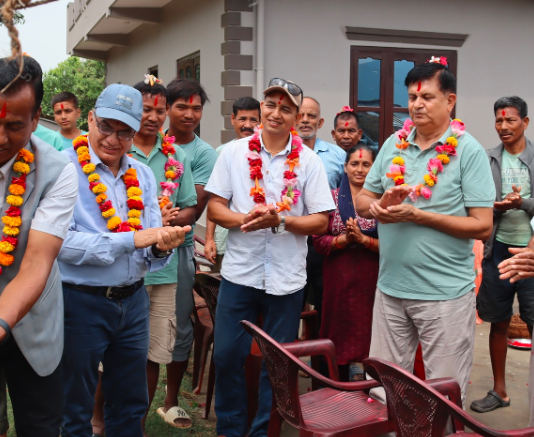 घोराही उपमहानगरपालिका वडा नं. २ बलामपुरमा घरघरमा धारा जडान