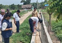 लमही नगरपालिकाद्वारा विकास योजनाको अनुगमन