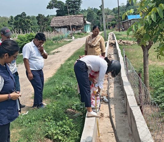 लमही नगरपालिकाद्वारा विकास योजनाको अनुगमन