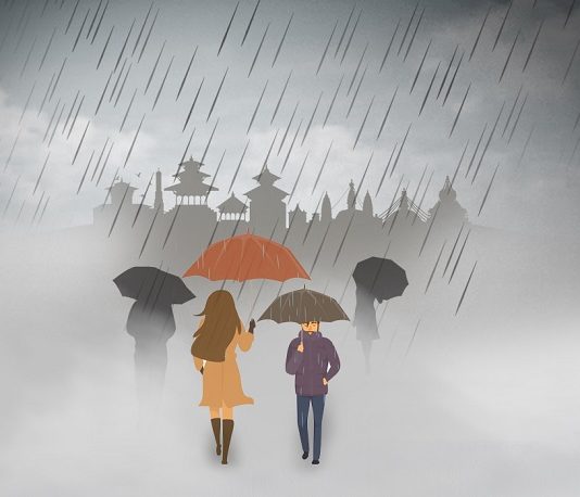 आज केहि ठाउँमा ठूलो पानी पर्ने सम्भावना