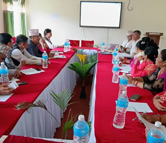 रोल्पा नगरपालिकामा नगर कार्यपालिकाको बैठक सम्पन्न