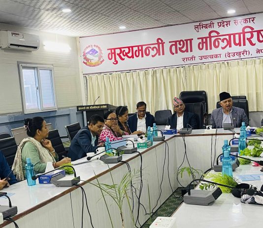 संघीयताको सबलीकरणमा लुम्बिनी प्रदेश सरकार क्रियाशील: मुख्यमन्त्री आचार्य