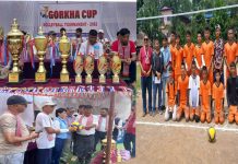 घोराहीमा गोरखा कप भलिबल प्रतियोगिता प्रारम्भ