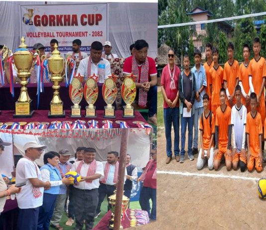 घोराहीमा गोरखा कप भलिबल प्रतियोगिता प्रारम्भ
