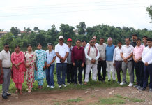 घोराहीका कृत्रिम जलाशय अध्ययनमा भजनी र टीकापुर नगरप्रमुखसहितको टोली