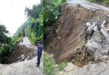 पहिरोले कर्णाली राजमार्गको सुर्खेत–जुम्ला सडकखण्ड अवरुद्ध तस्बिरः सामाजिक संजाल