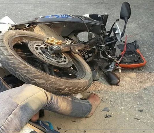 तुलसीपुरमा दुई मोटरसाइकल ठोक्किँदा एकको मृत्यु, दुई घाइते