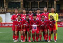 साफ यू-१७ महिला च्याम्पियनसिपमा नेपालले आज बङ्गलादेशसँग खेल्दै तस्बिरः एन्फा