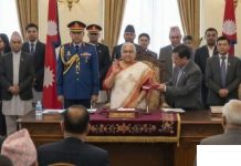 प्रधानमन्त्रीमा कार्की, शीतनिवासमा शपथ ग्रहण