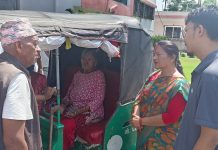 लमही नगरपालिकाद्वारा अपाङ्ग परिचयपत्र वितरण