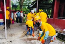 घोराही सिमेन्टद्वारा मालपोत कार्यालयमा सरसफाइ र रङरोगन