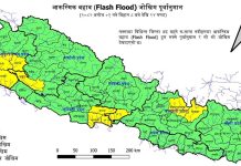 नवलपरासी पूर्व र रुपन्देहीसहित केही जिल्लामा बाढीको जोखिम