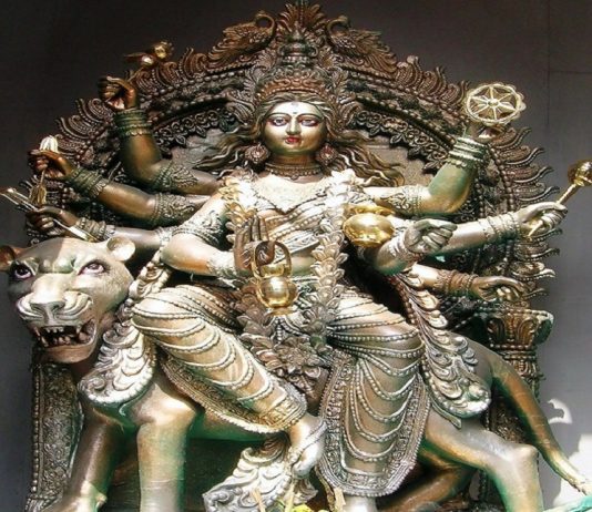 आज दशैँको चौथो दिन कुष्माण्डा देवीको पूजाआराधना गरिँदै