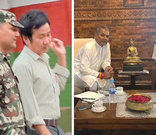 हर्क साम्पाङ र दुर्गा प्रसाईं पनि जंगीअड्डामा