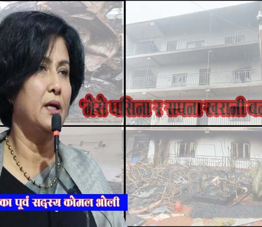 मेराे पसिना र सपना खरानी बनाइयोः काेमल वली