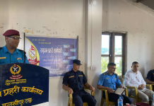 तुलसीपुरमा सुरक्षा योजना कार्यान्वयन, डीएसपी पराजुलीको प्रतिवद्धता